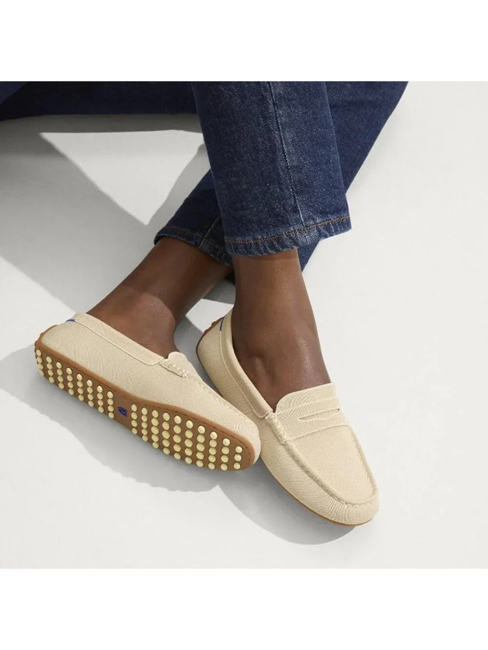Women's Sesame Slip-On Comfortable Loafers Sustainable Washable Stylish Shoe